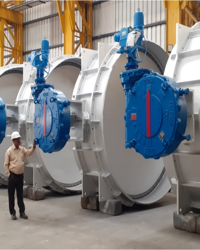 12 nos 3600mm Butterfly valves for Shanxi Pingshuo 2x660MW Power plant, China supplied through EMERSON