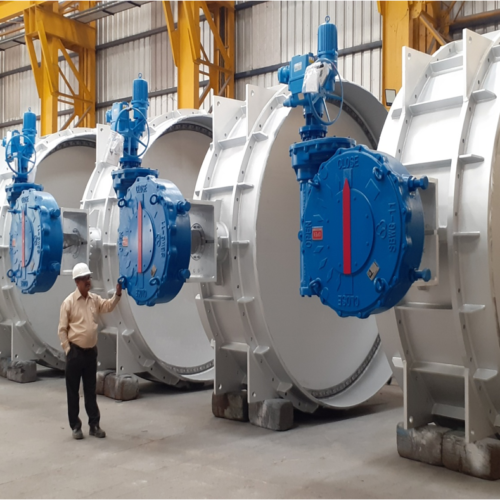 12 nos 3600mm Butterfly valves for Shanxi Pingshuo 2x660MW Power plant, China supplied through EMERSON
